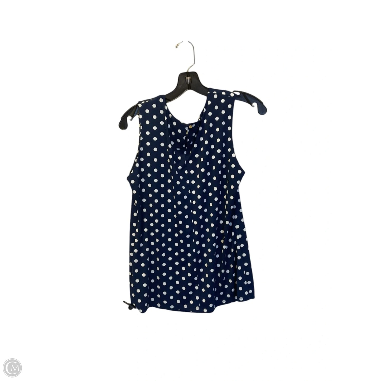 Top Sleeveless By Bcbgmaxazria In Polkadot Pattern, Size: M