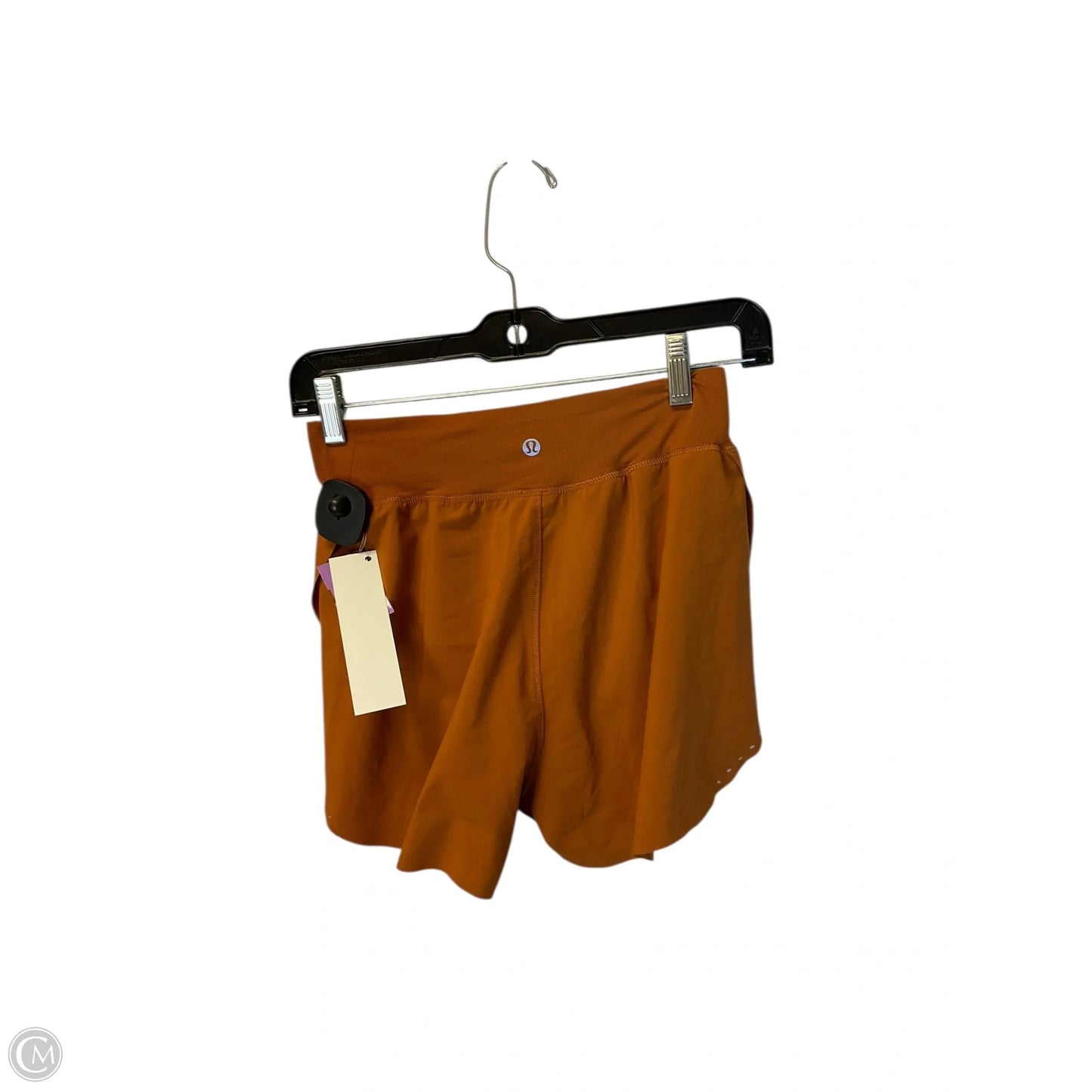 Athletic Shorts By Lululemon In Orange, Size: 0