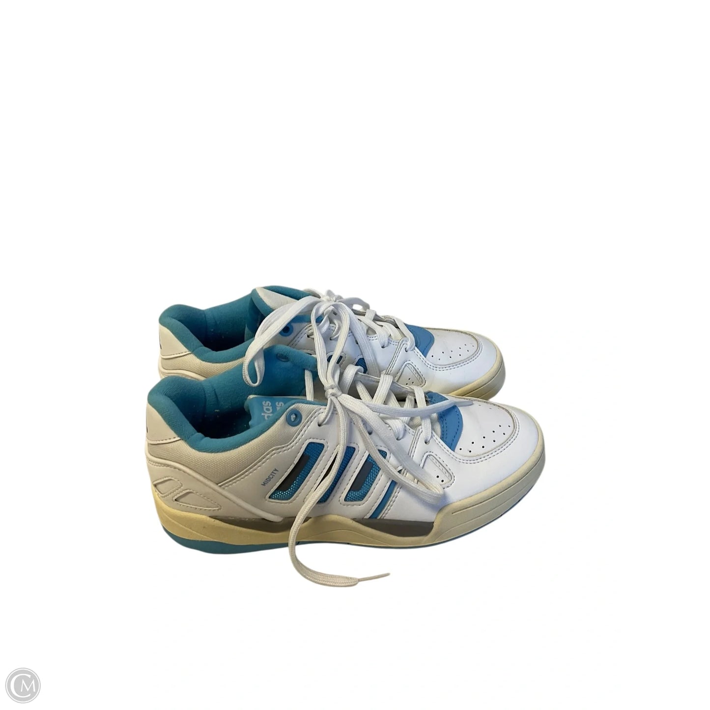 Shoes Athletic By Adidas In Blue & Cream, Size: 8