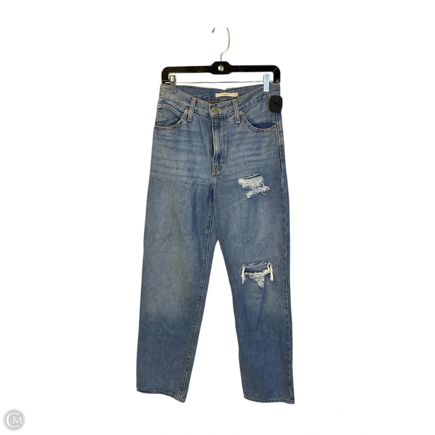 Jeans Skinny By Levis In Blue Denim, Size: 2