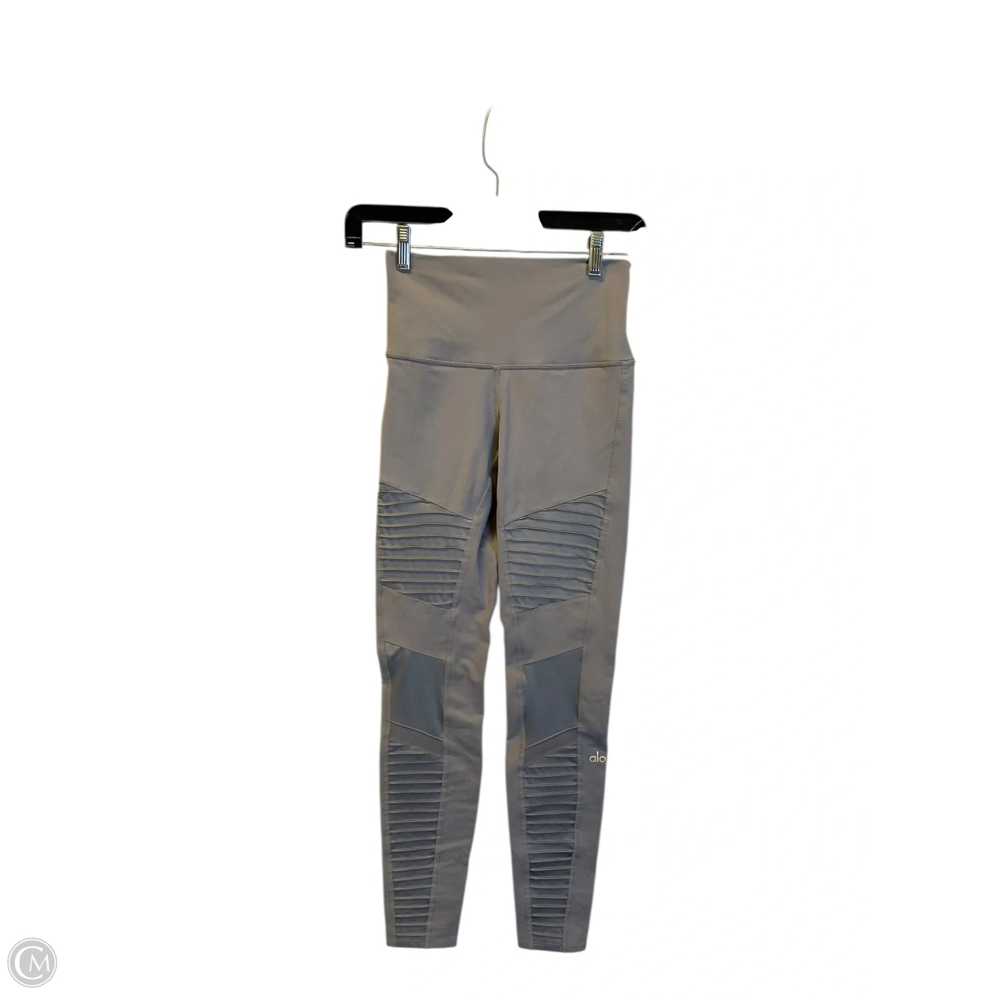 Athletic Leggings By Alo In Grey, Size: Xs