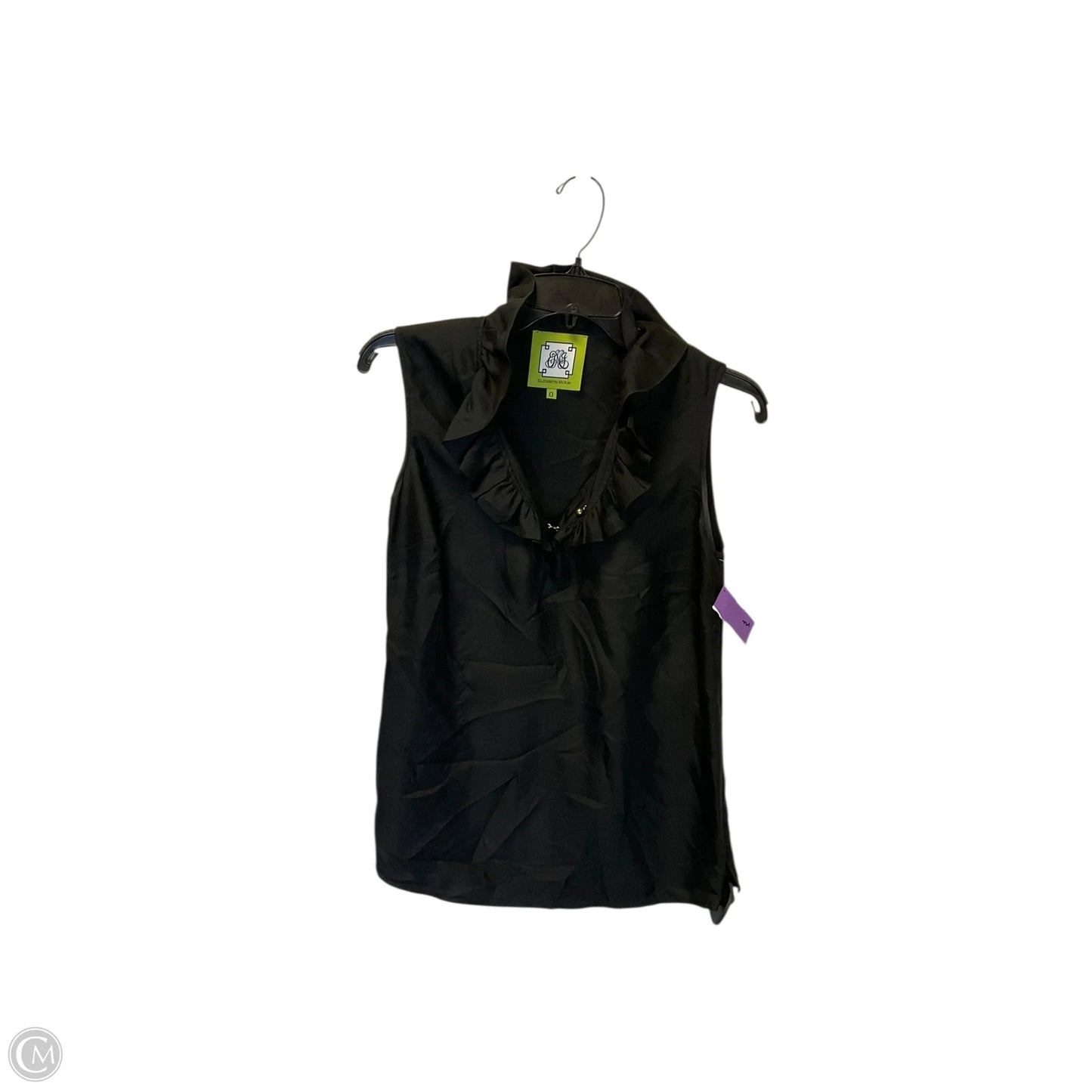 Top Sleeveless By Elizabeth Mckay In Black, Size: 0