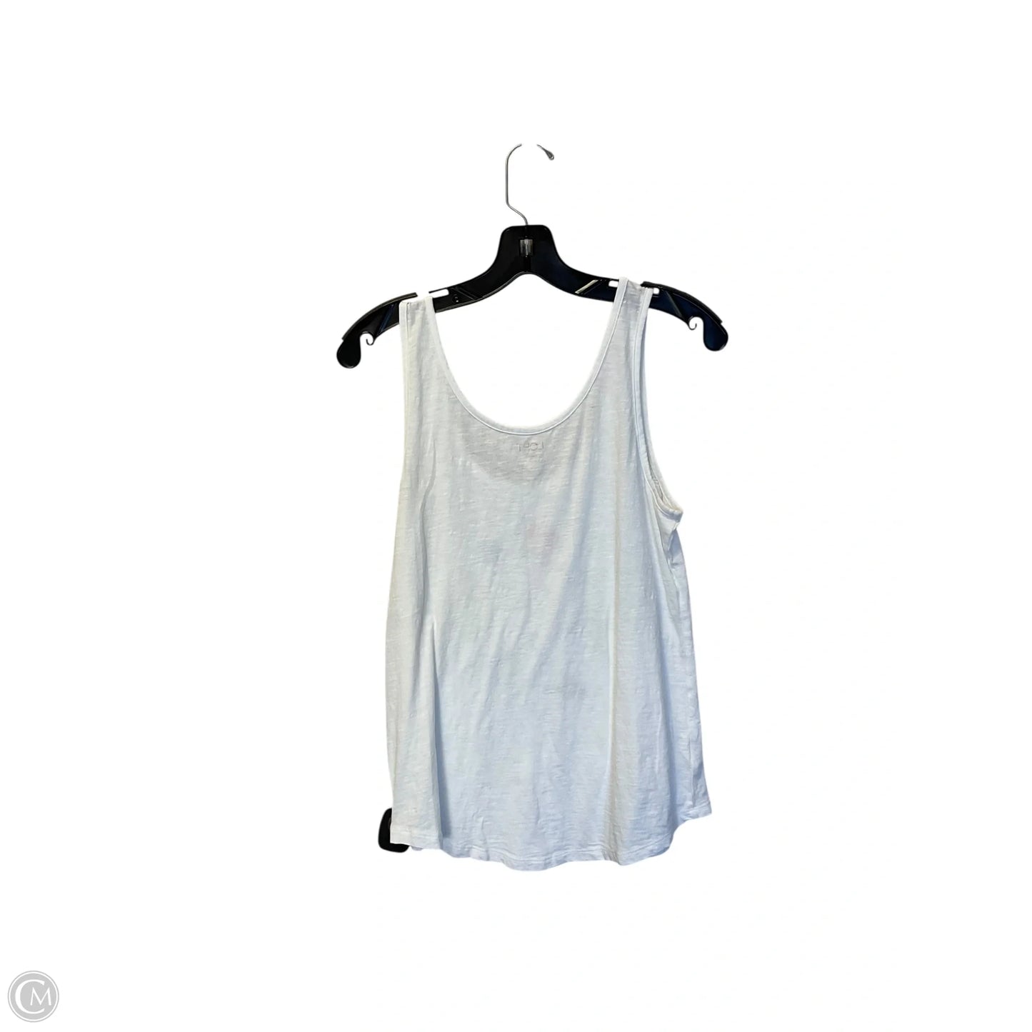Top Sleeveless Basic By Loft In White, Size: S