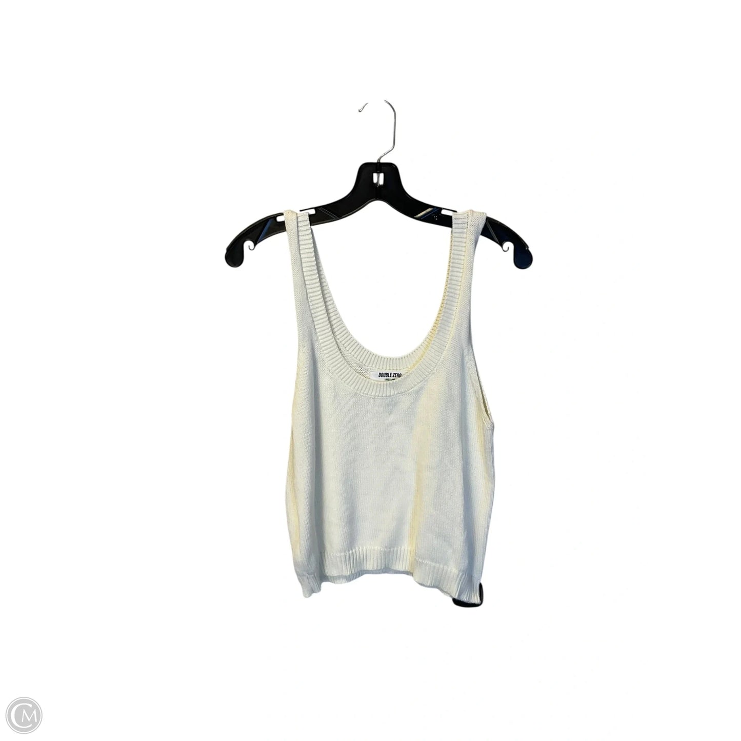Top Sleeveless By Double Zero In Cream, Size: L