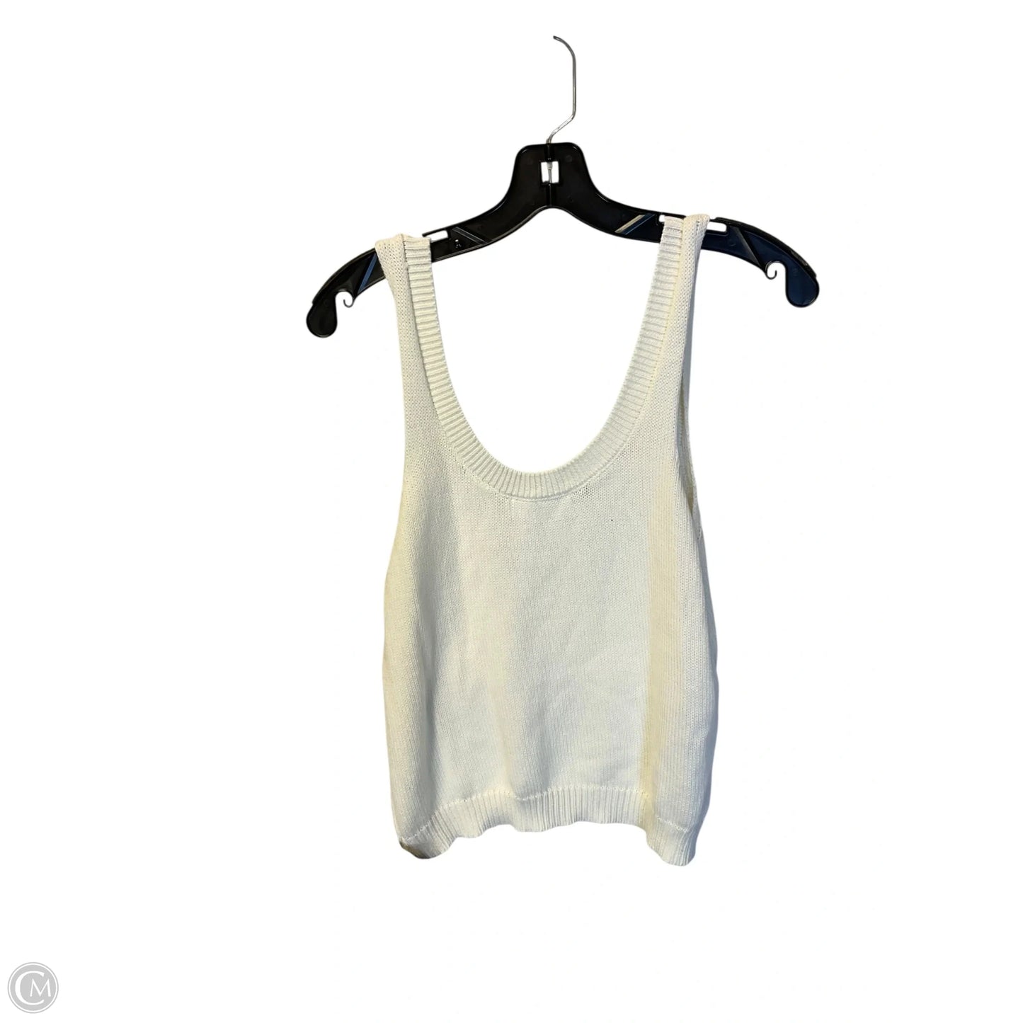 Top Sleeveless By Double Zero In Cream, Size: L