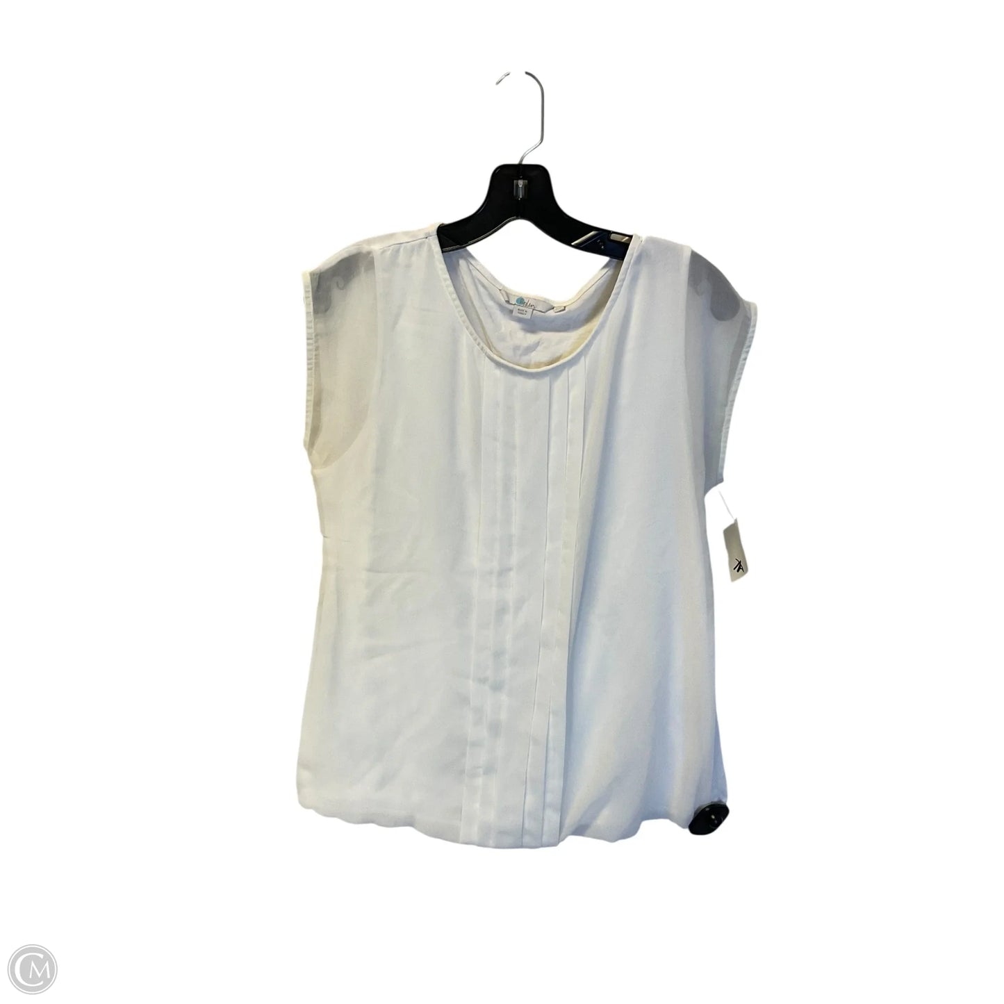 Top Sleeveless By Boden In White, Size: M