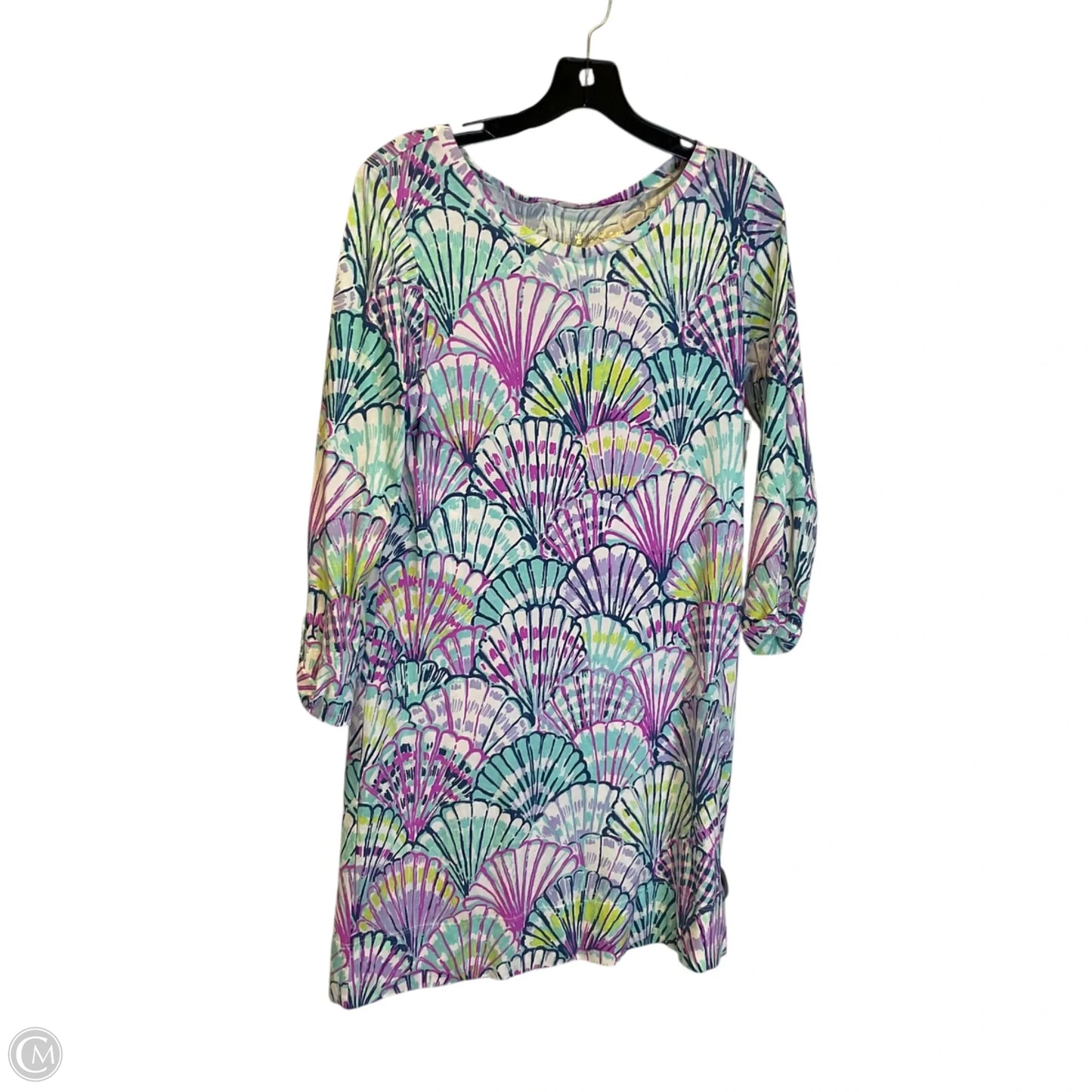 Dress Designer By Lilly Pulitzer In Blue & Purple, Size: S