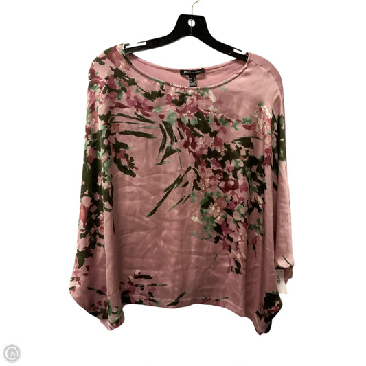 Top Short Sleeve By Mng In Floral Print, Size: S