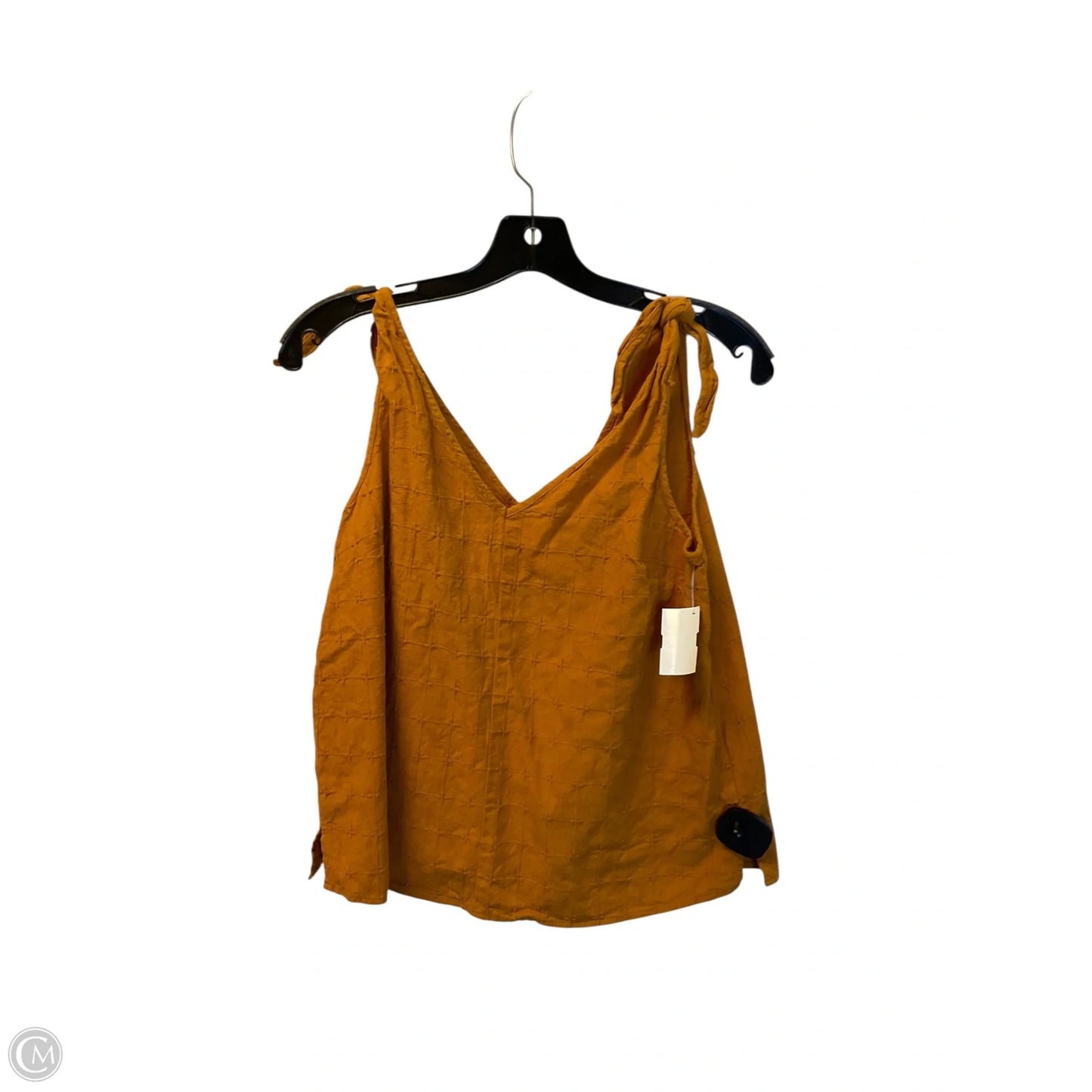 Top Sleeveless By Madewell In Orange, Size: M