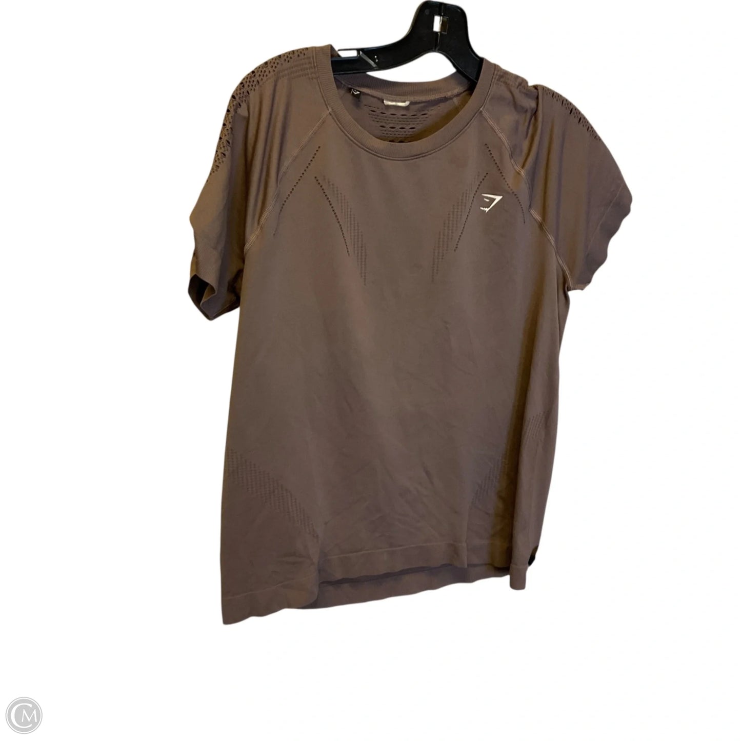 Athletic Top Short Sleeve By Gym Shark In Purple
