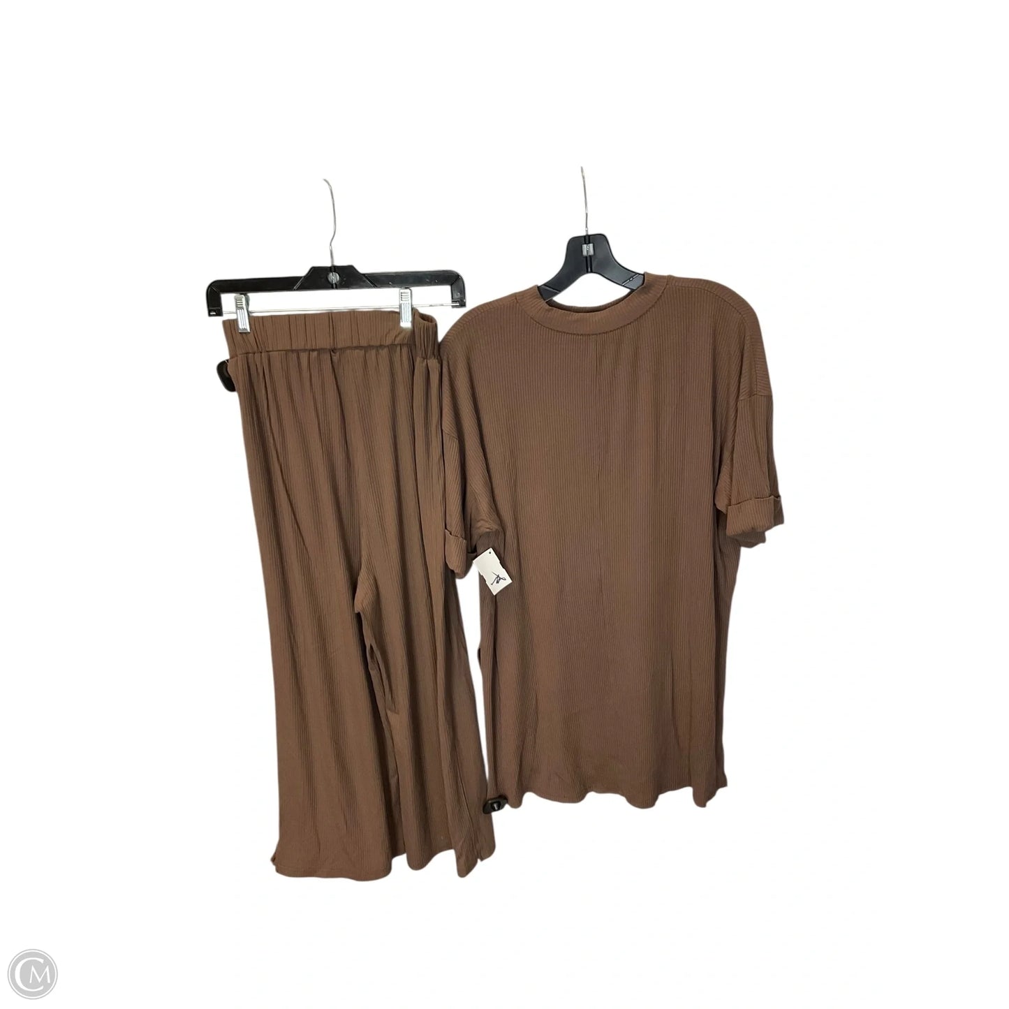 Pants Set 2pc By Clothes Mentor In Brown, Size: S