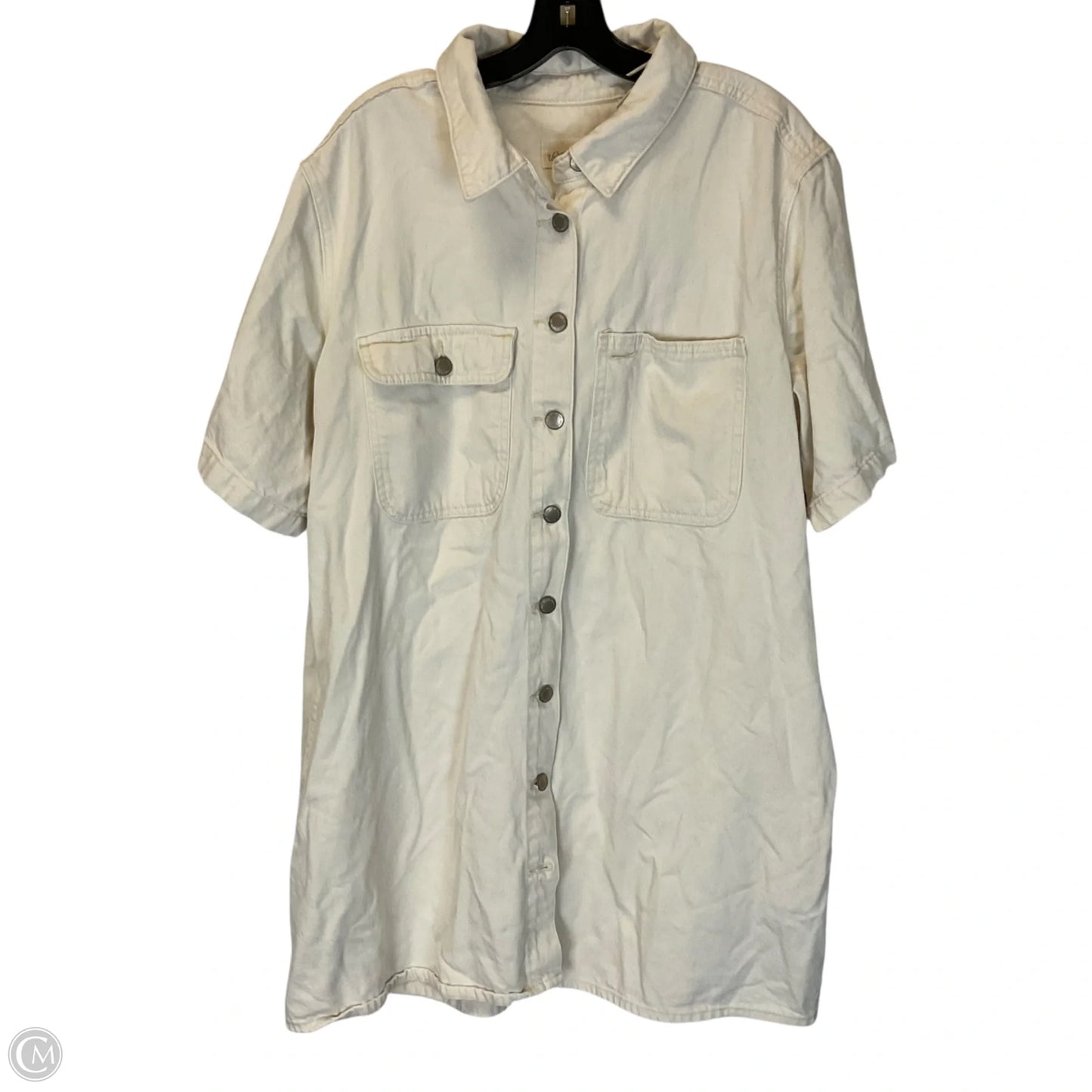 Dress Casual Short By Universal Thread In Cream, Size: Xl