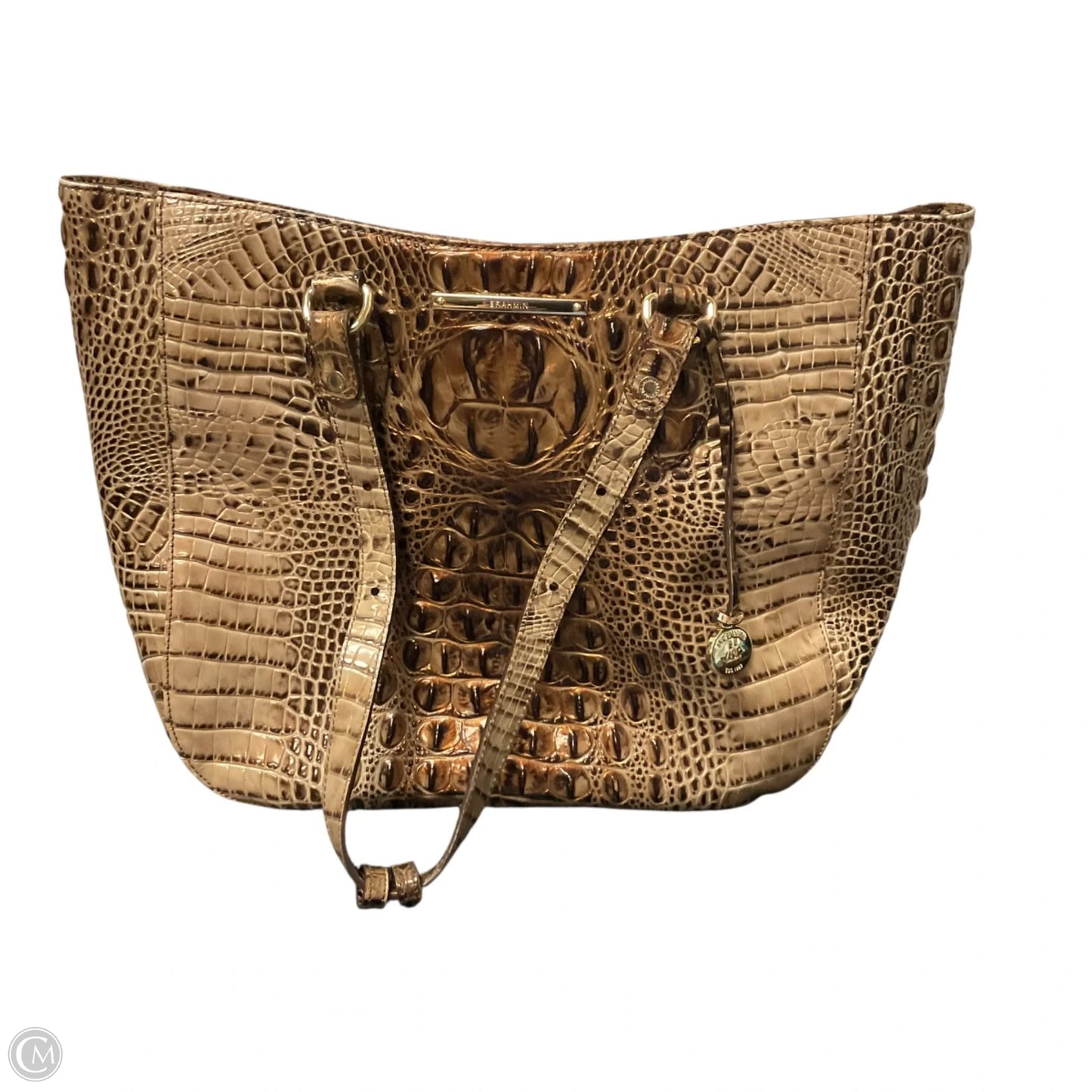 Handbag Designer By Brahmin, Size: Large