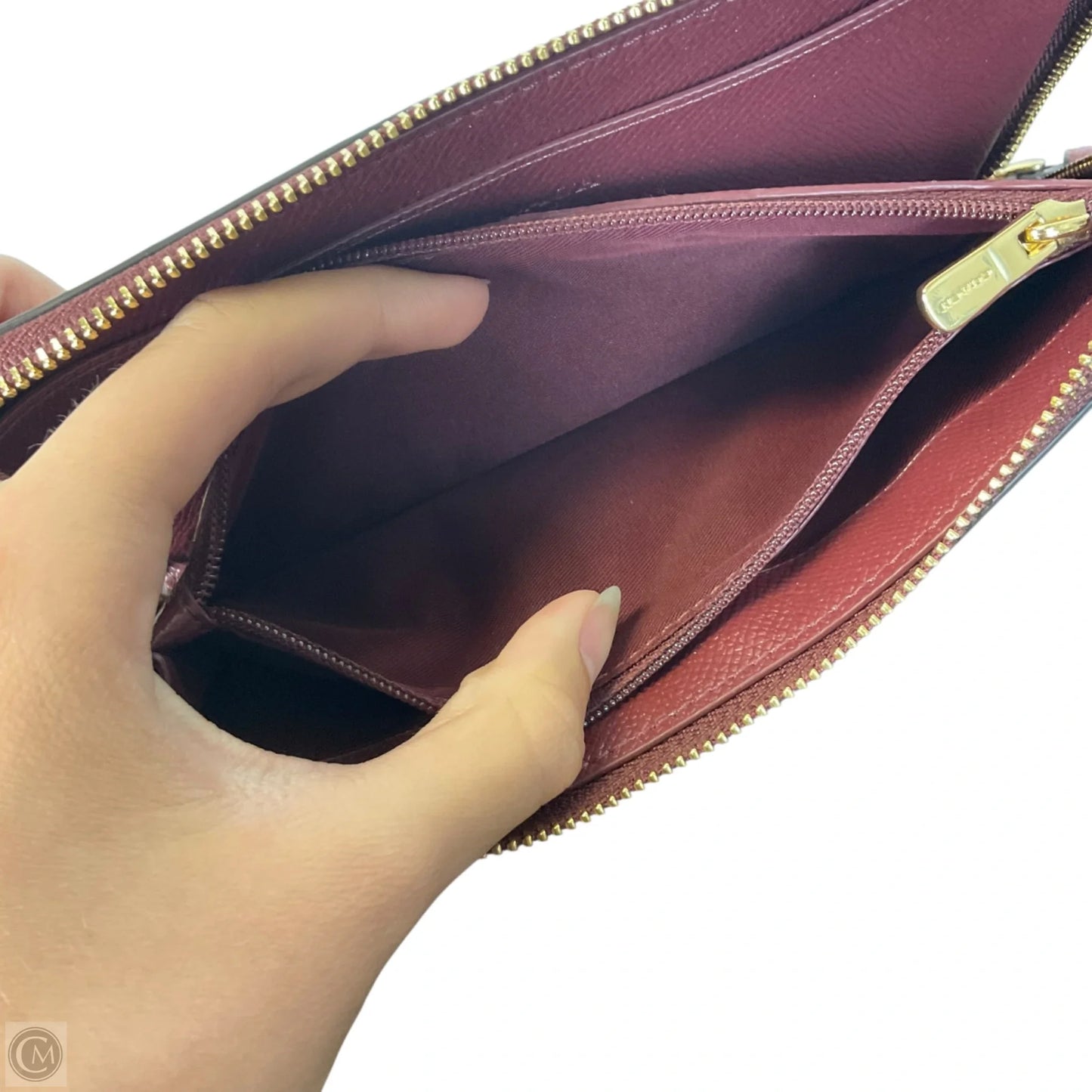 Wristlet Designer By Coach, Size: Medium
