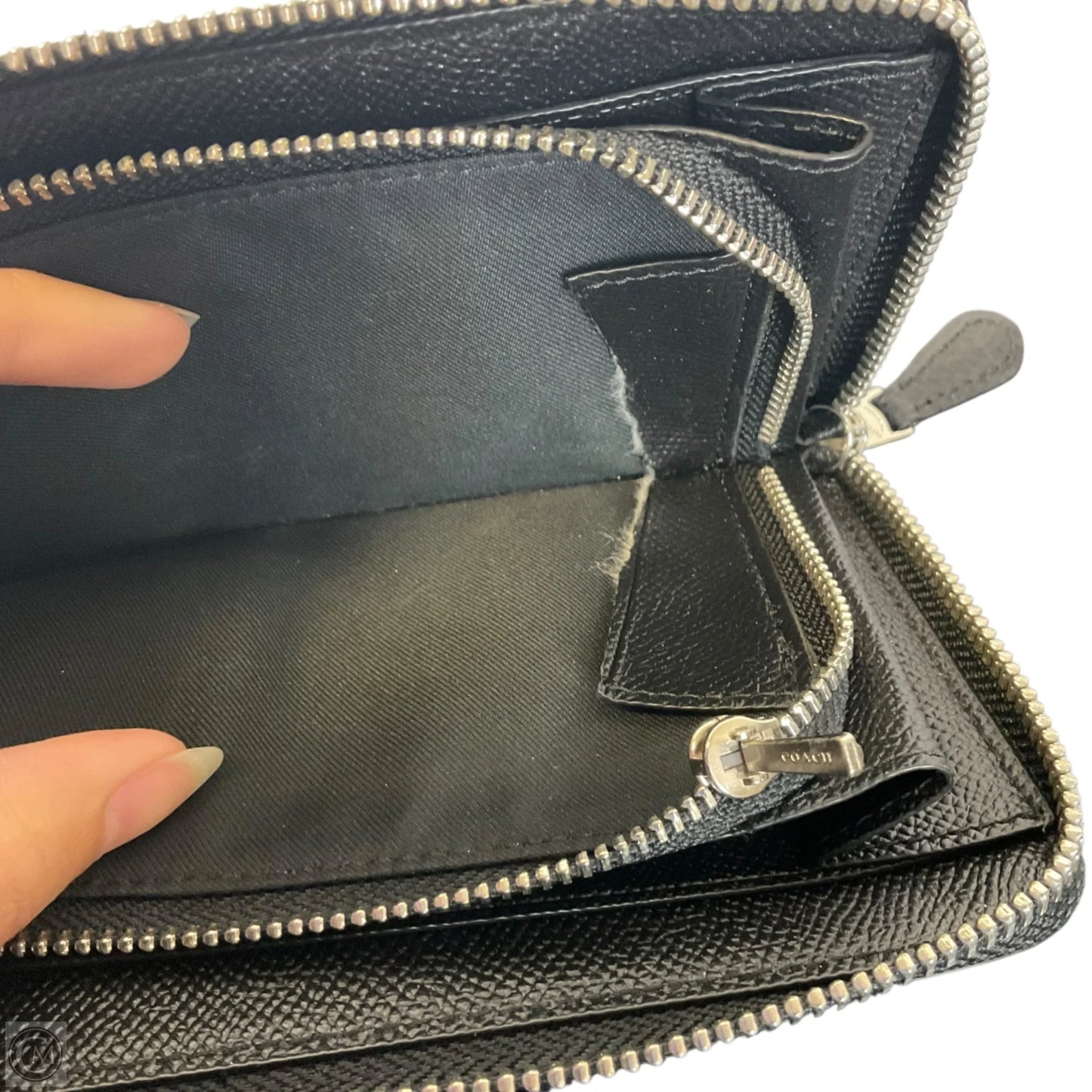 Wristlet Designer By Coach, Size: Medium