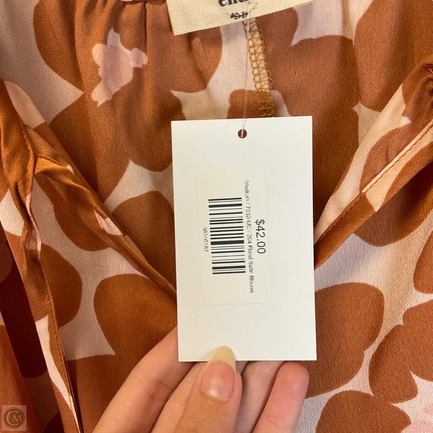 Top Long Sleeve By Entro In Floral Print, Size: M