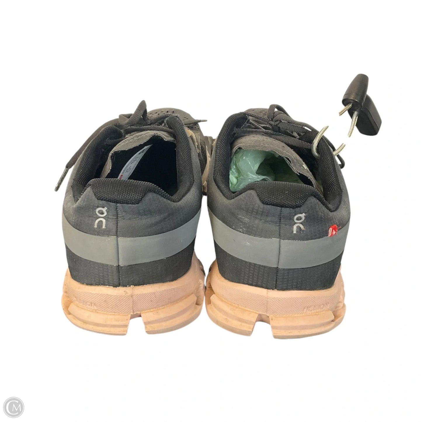 Shoes Athletic By On Cloud In Grey & Pink, Size: 7.5