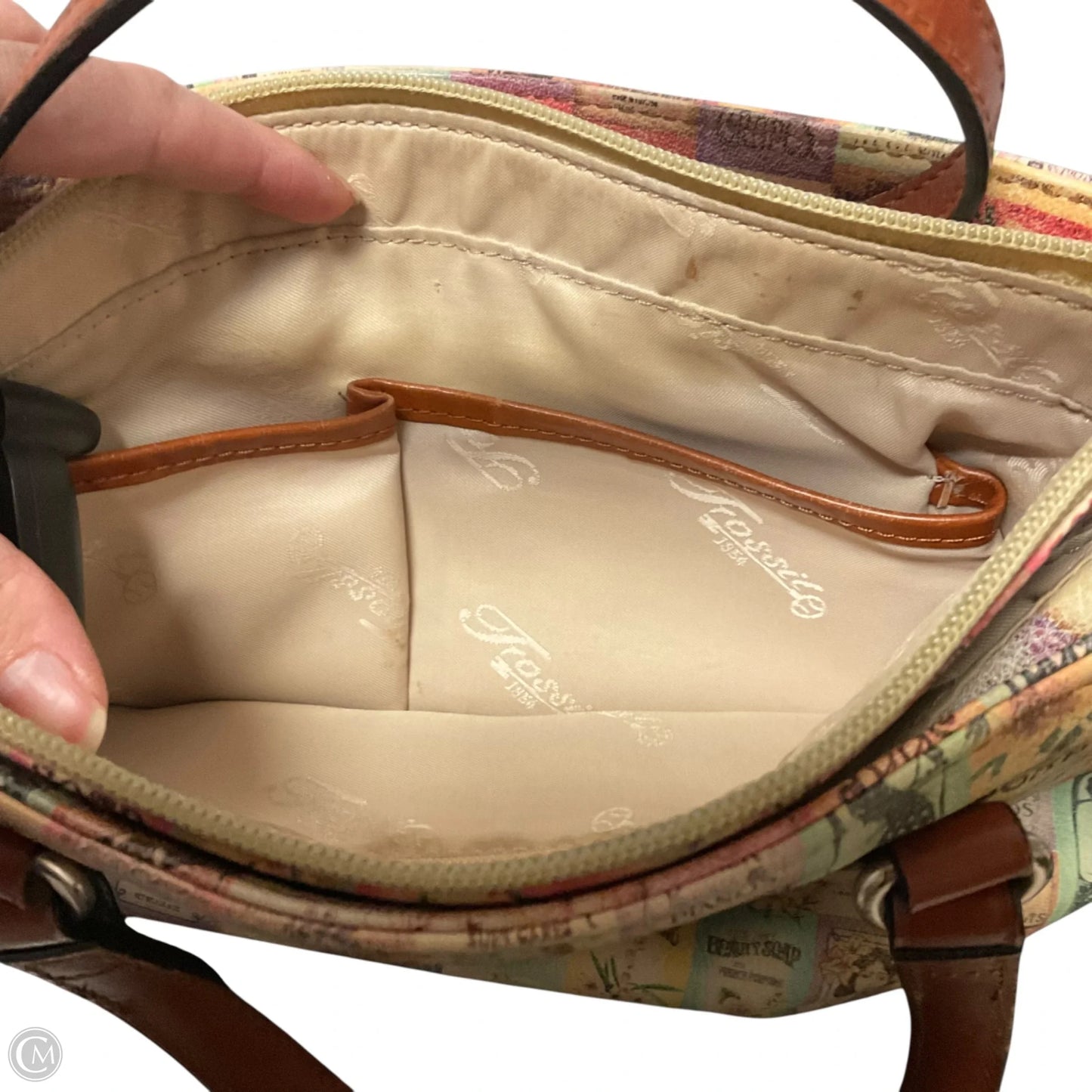 Handbag By Fossil, Size: Small