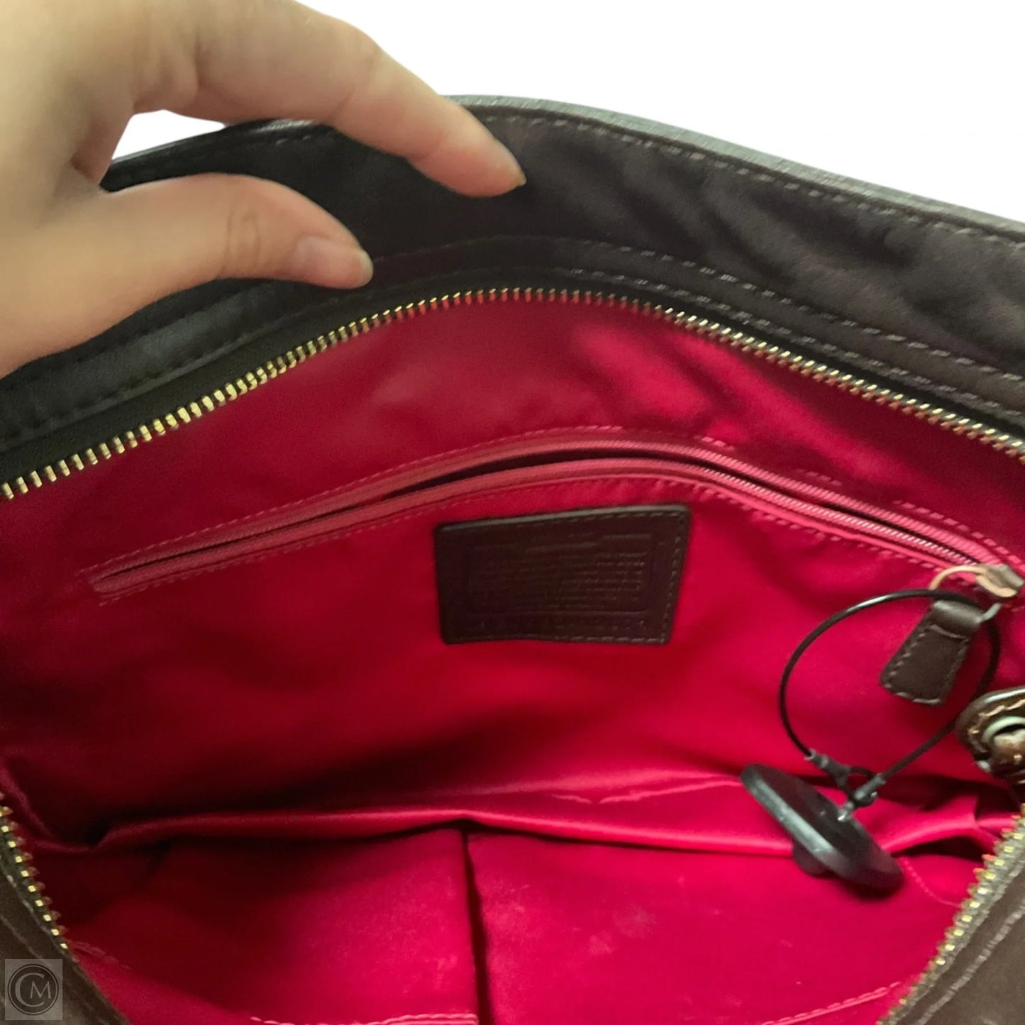Handbag Designer By Coach, Size: Medium