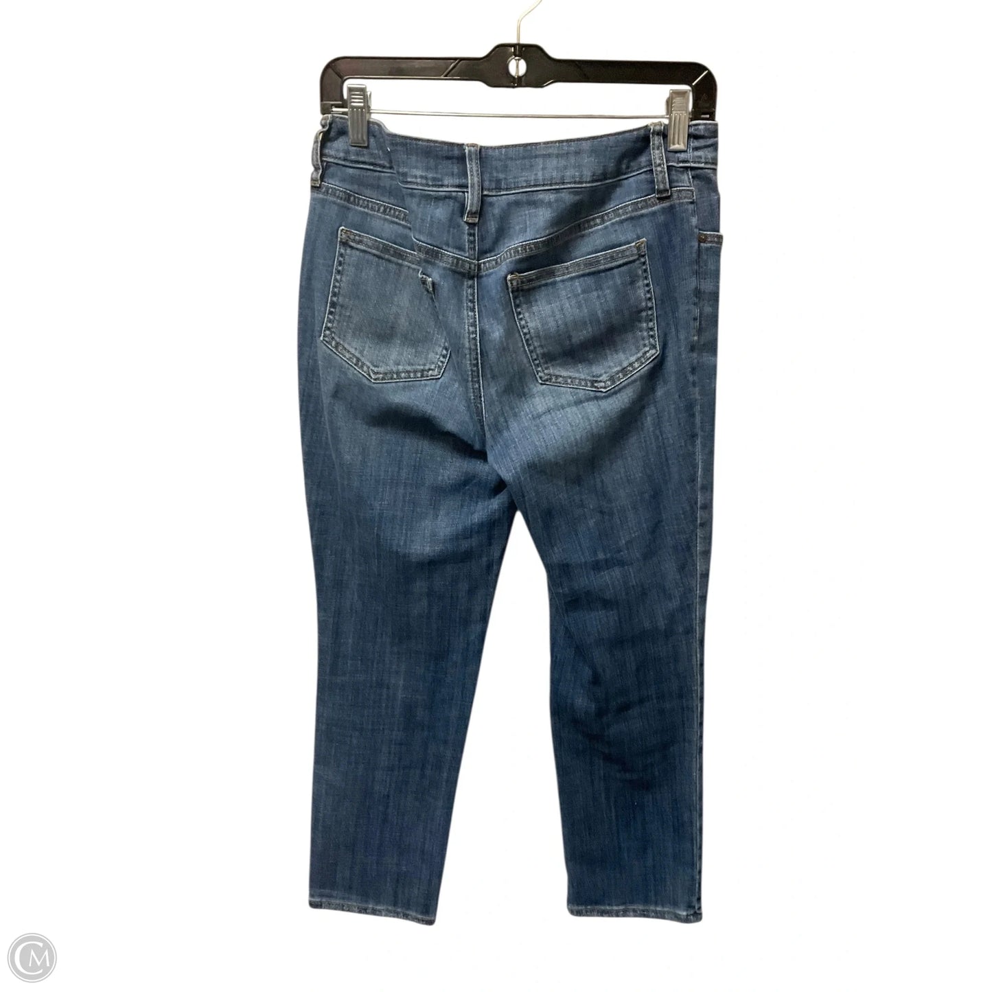 Jeans Cropped By Chicos In Blue Denim, Size: 2
