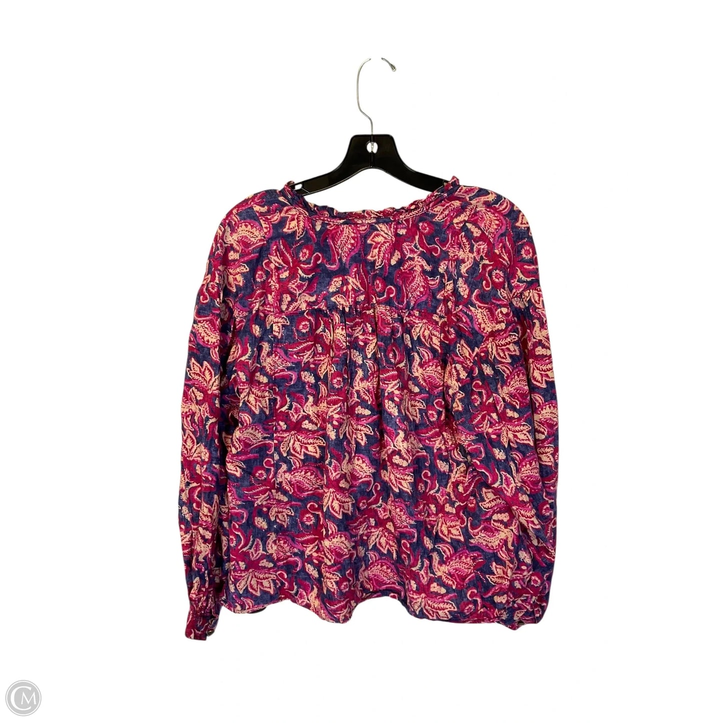 Top Long Sleeve By Pilcro In Pink, Size: L