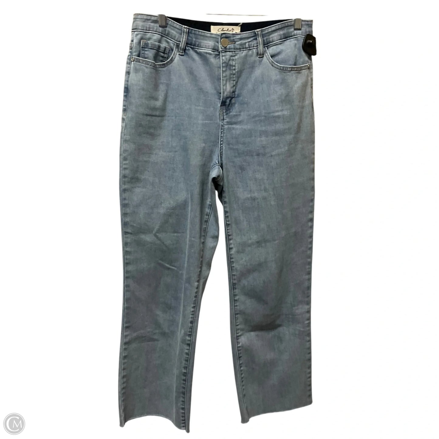Jeans Straight By Charlie B In Blue Denim, Size: 10
