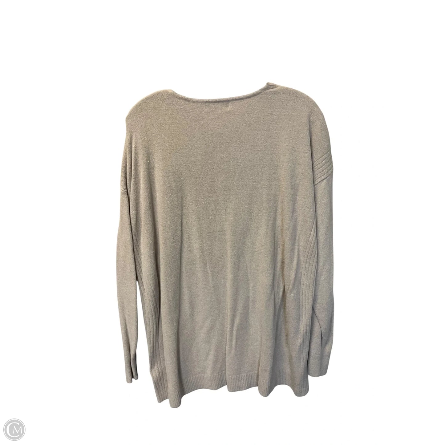 Top Long Sleeve By Barefoot Dreams In Tan, Size: Xl