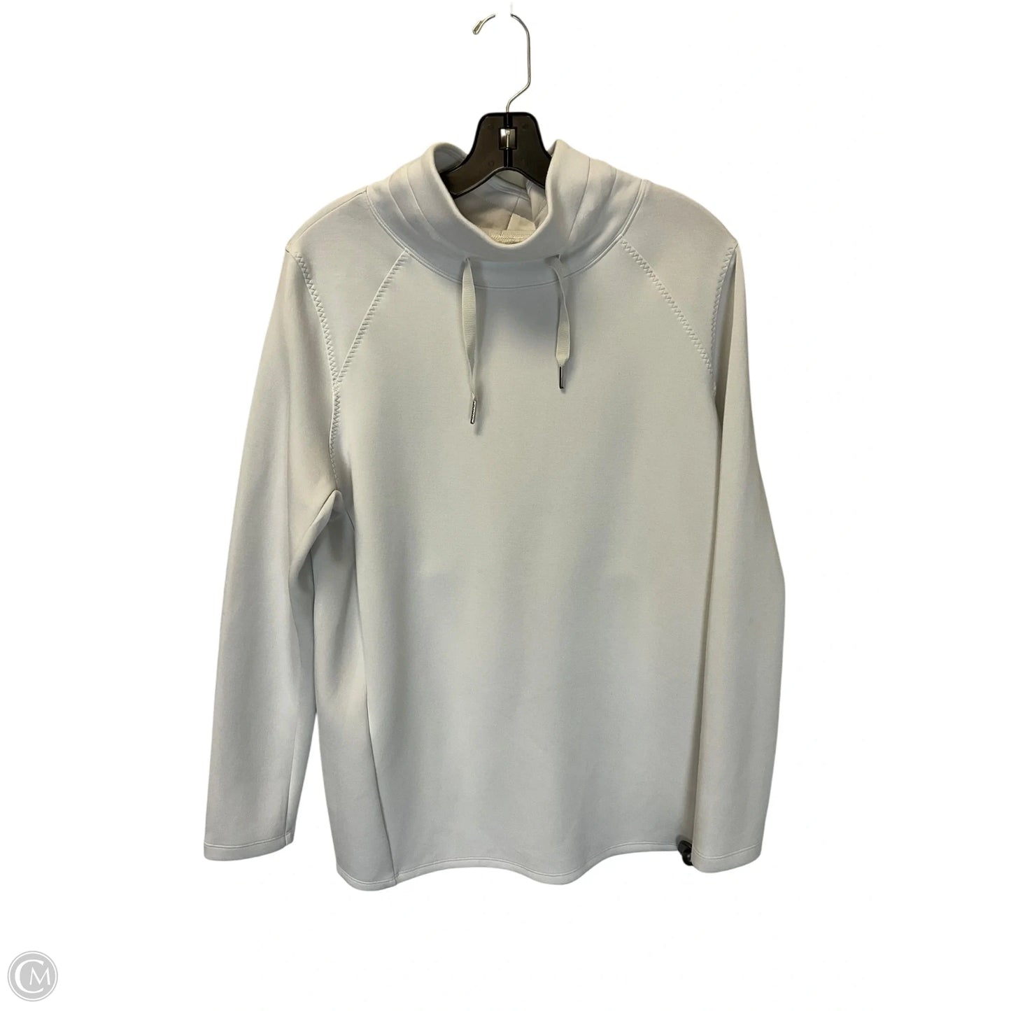 Athletic Sweatshirt Collar By Spanx In Tan, Size: M
