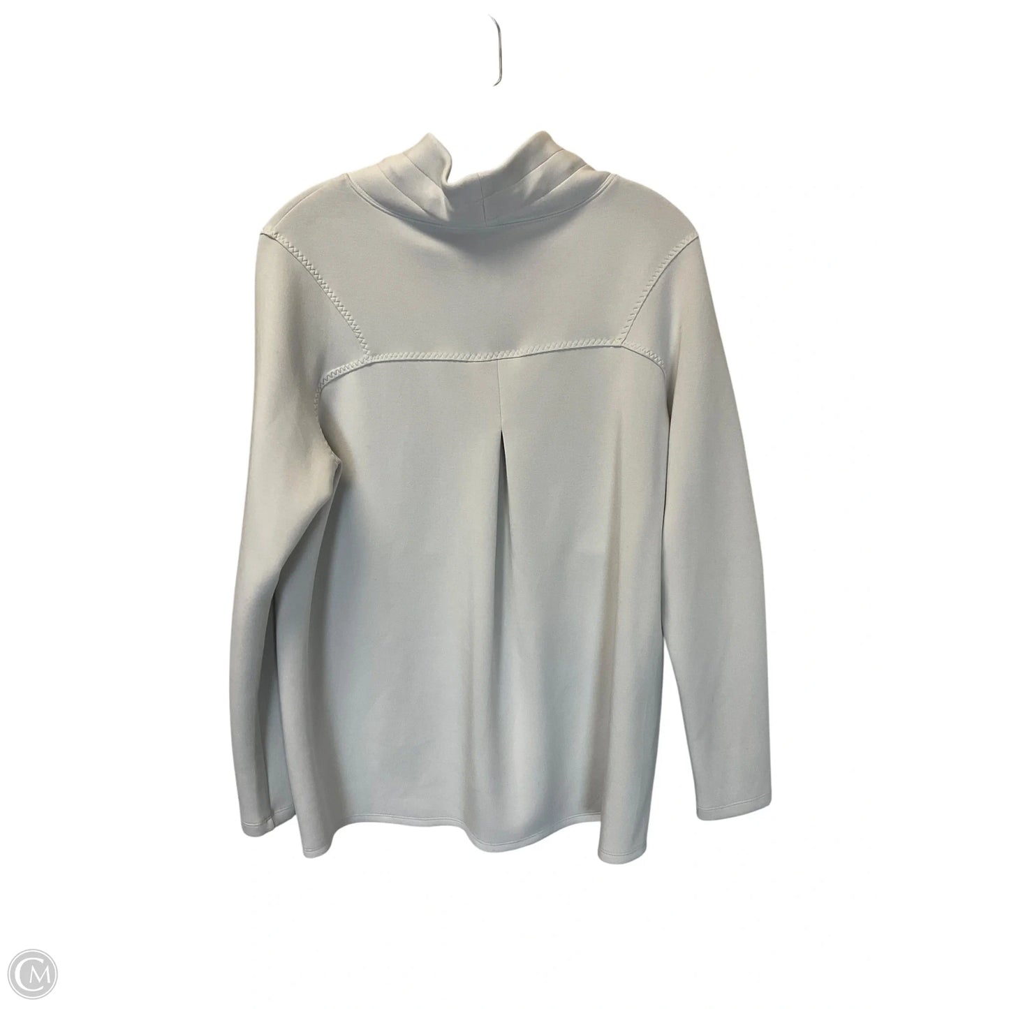 Athletic Sweatshirt Collar By Spanx In Tan, Size: M