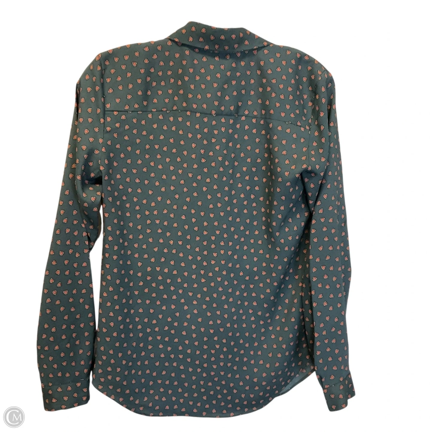 Top Long Sleeve By Ann Taylor In Blue, Size: Xs