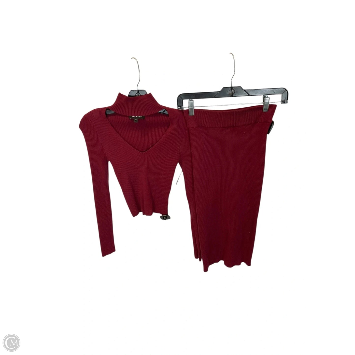 Skirt Set 2pc By Express In Red, Size: S