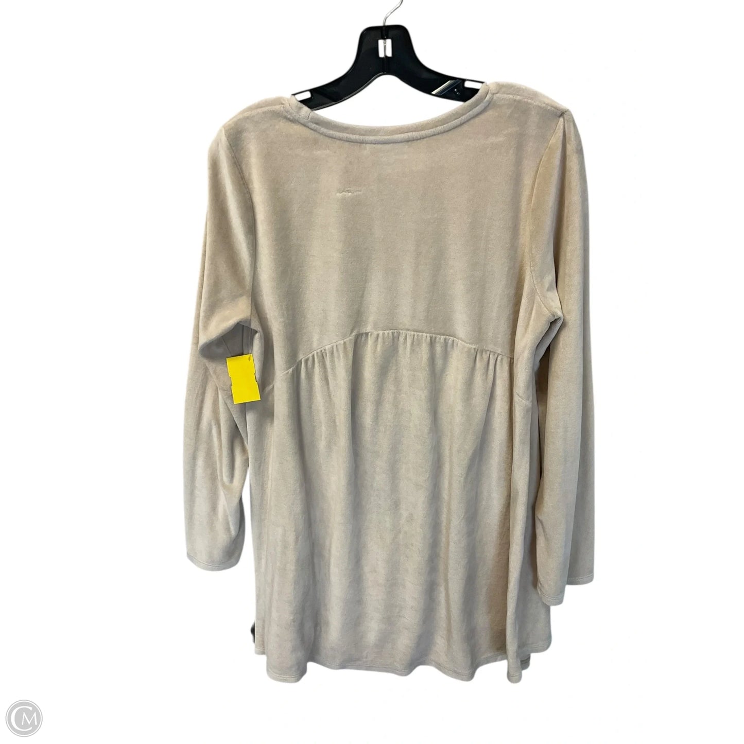 Top Long Sleeve By Pure Jill In Cream, Size: M
