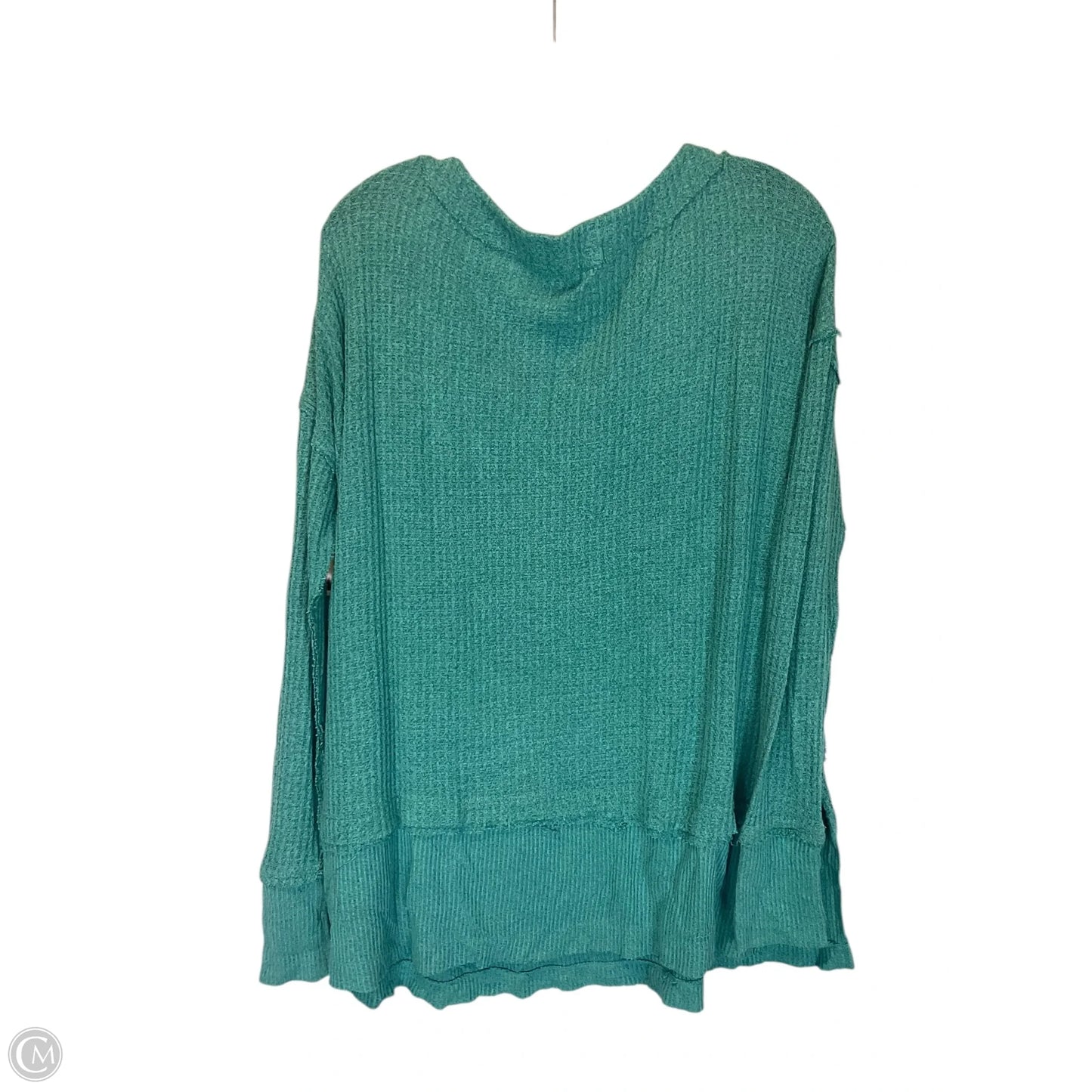Top Long Sleeve By We The Free In Green, Size: Xs