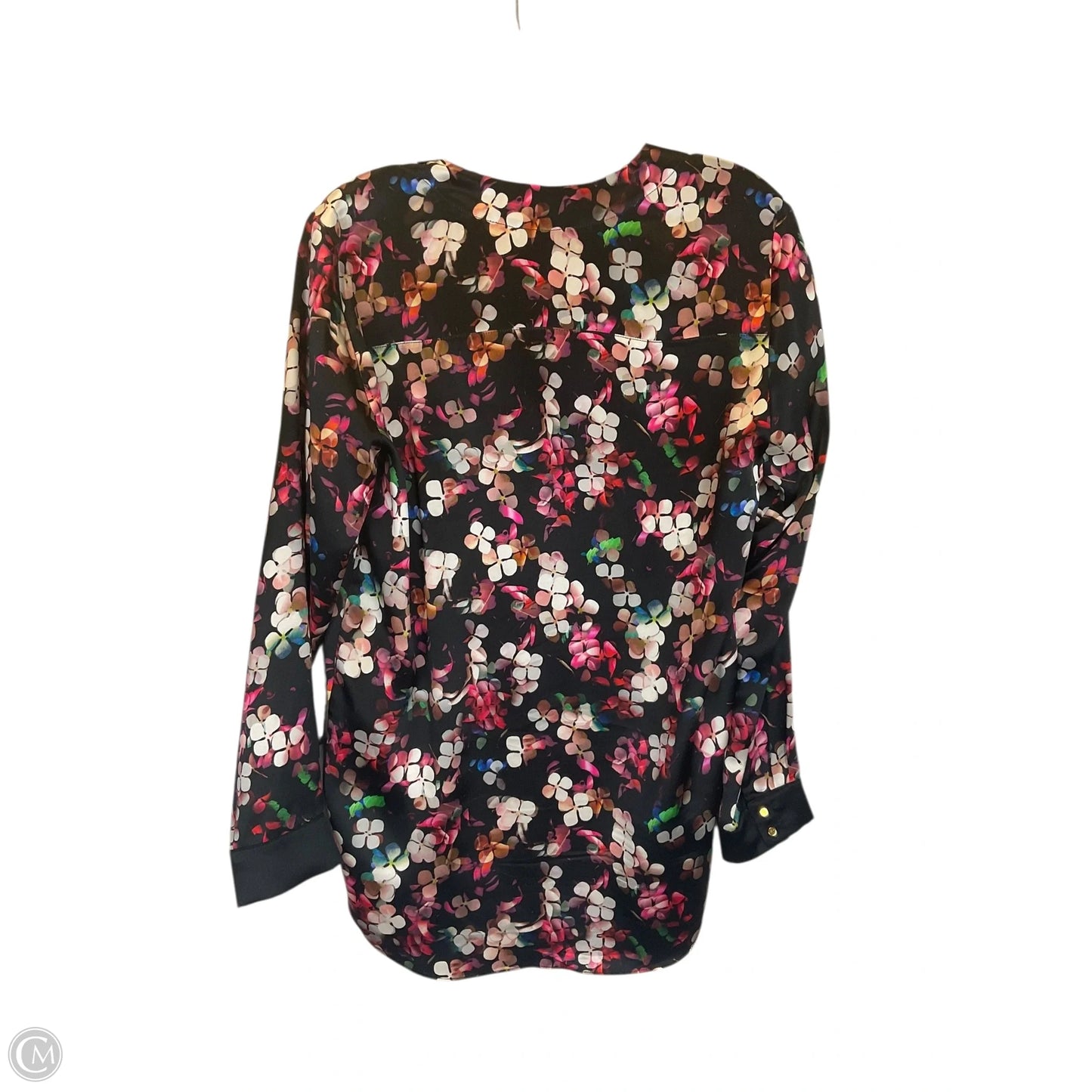 Top Long Sleeve By Amanda Uprichard In Multi-colored, Size: S