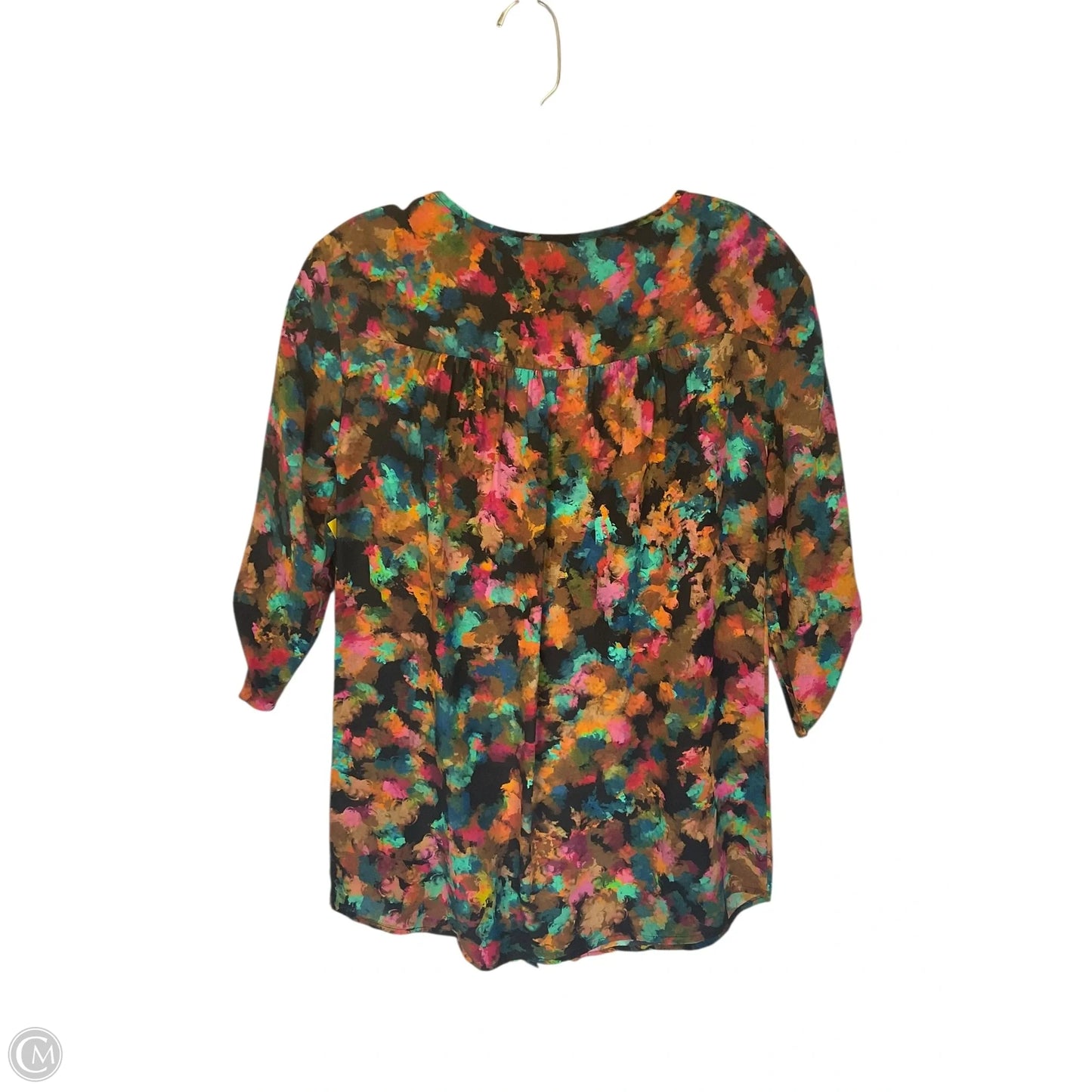 Top Short Sleeve By Shoshanna In Multi-colored, Size: S