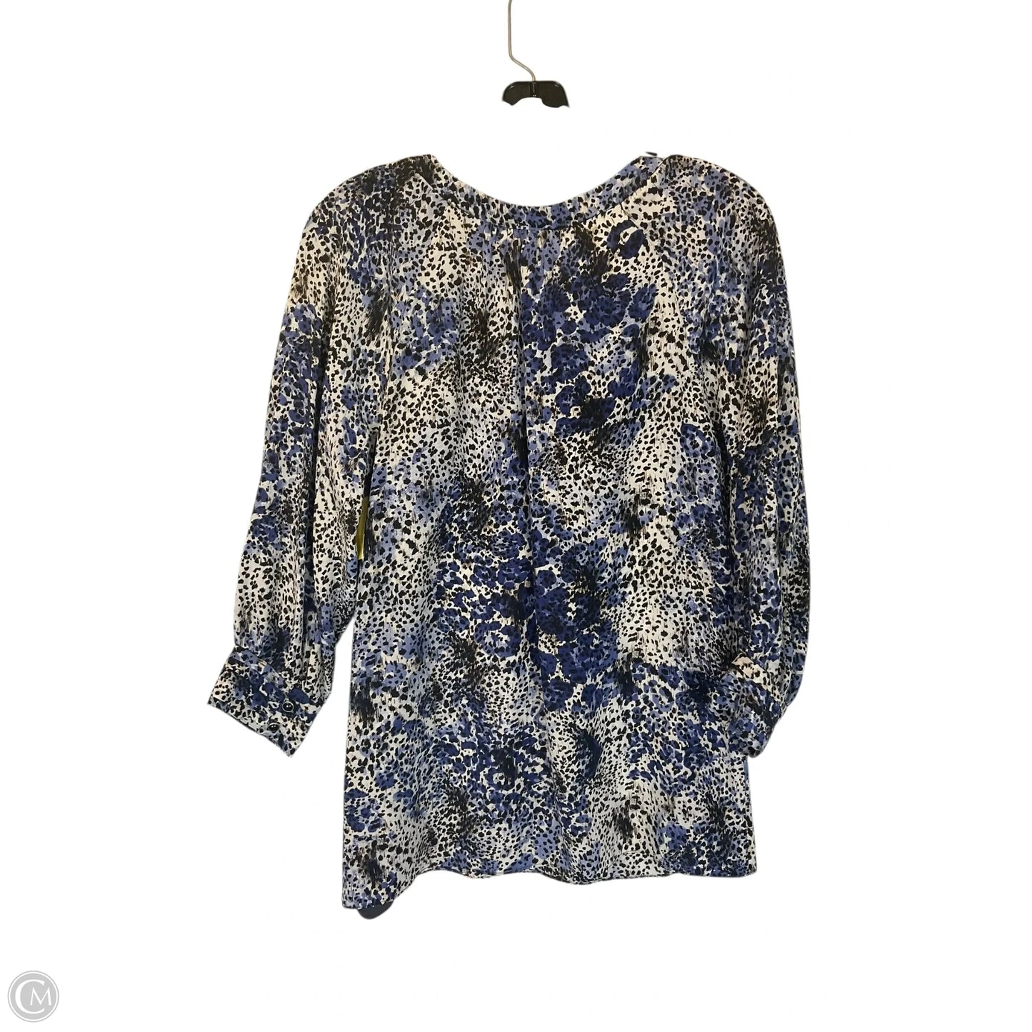 Top Long Sleeve By Shoshanna In Blue, Size: S