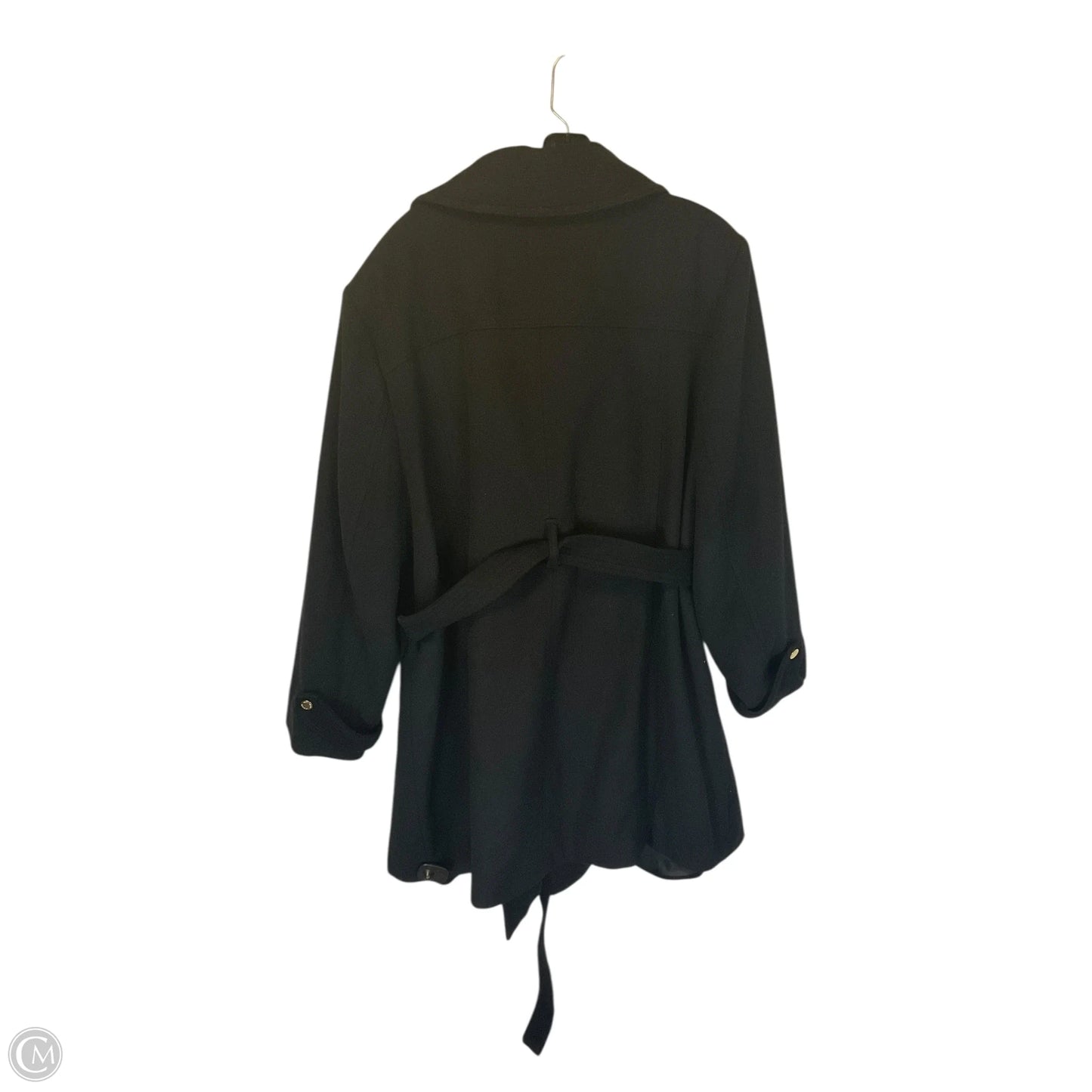 Coat Trench Coat By Michael By Michael Kors In Black, Size: 3x