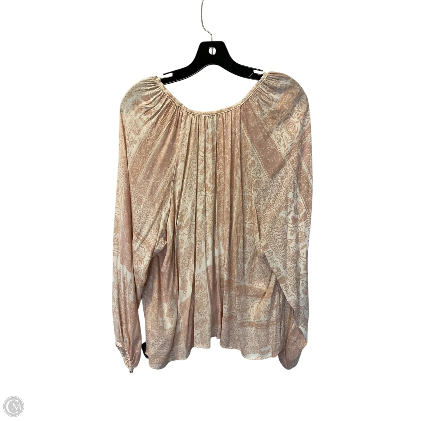 Top Long Sleeve By Wonderly In Pink, Size: L