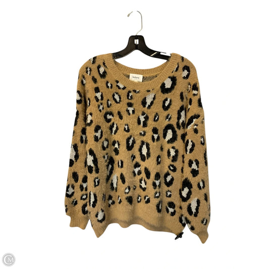 Sweater By Clothes Mentor In Animal Print, Size: M
