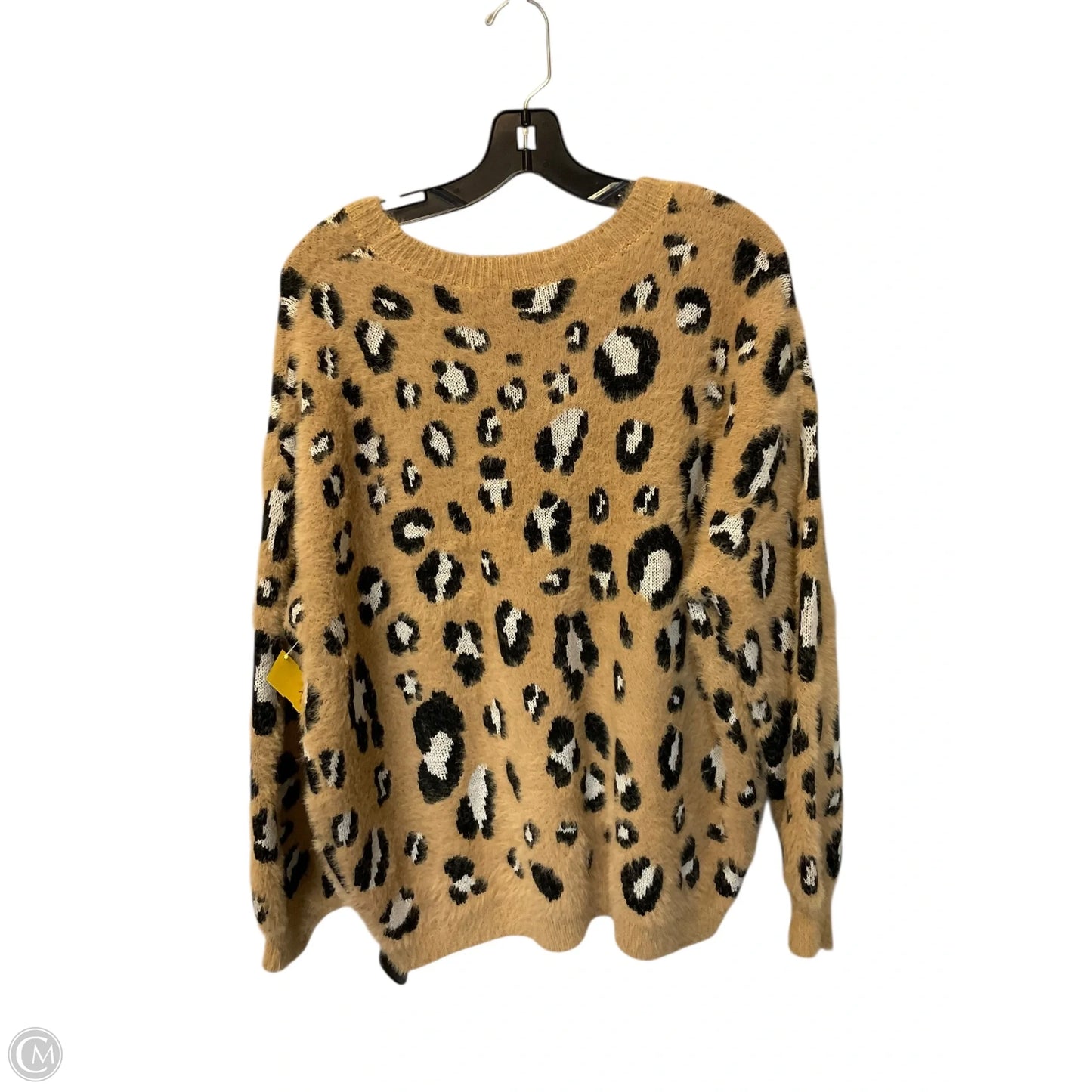 Sweater By Clothes Mentor In Animal Print, Size: M