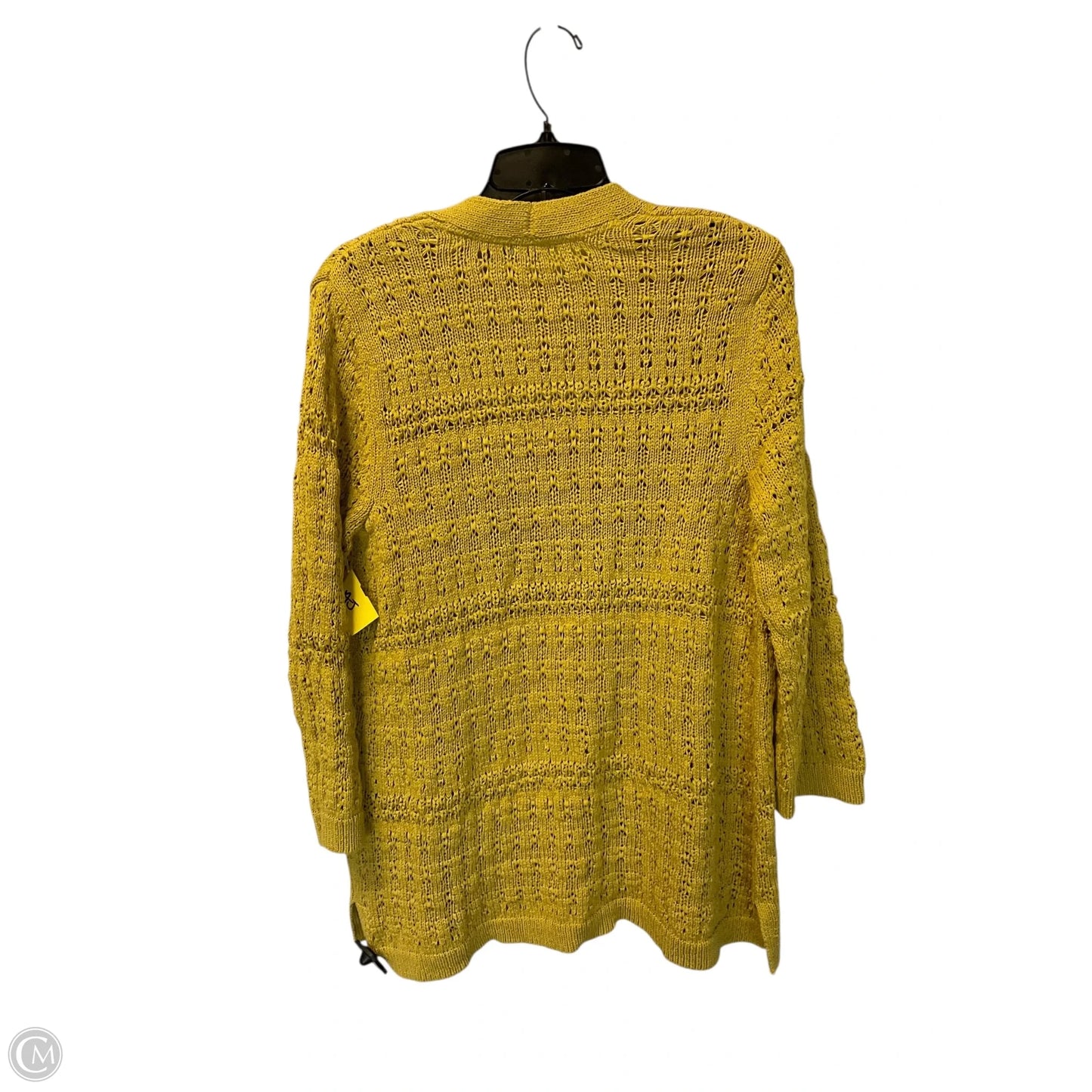 Sweater Cardigan By J. Jill In Yellow, Size: M