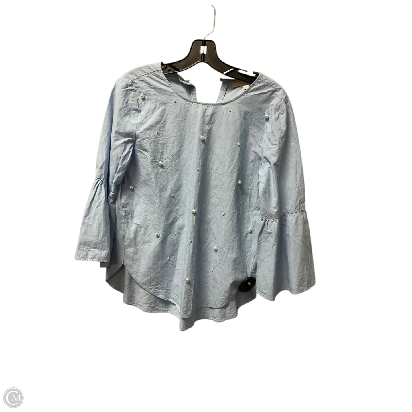 Top Long Sleeve By Loft In Blue, Size: Xs
