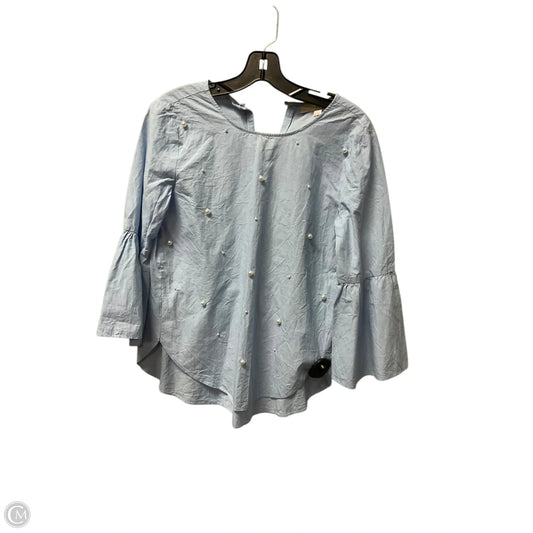 Top Long Sleeve By Loft In Blue, Size: Xs