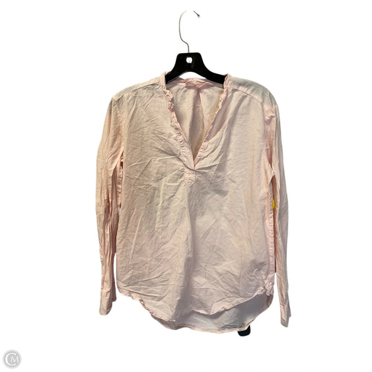 Top Long Sleeve By Loft In Pink, Size: Xs