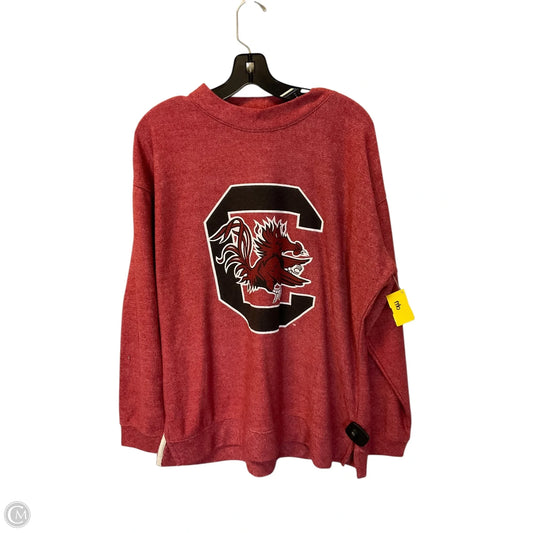 Top Long Sleeve By Clothes Mentor In Red, Size: Xl
