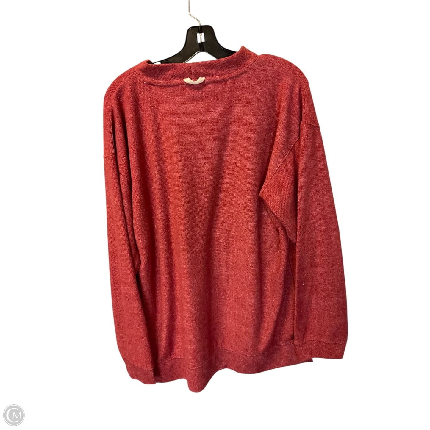 Top Long Sleeve By Clothes Mentor In Red, Size: Xl