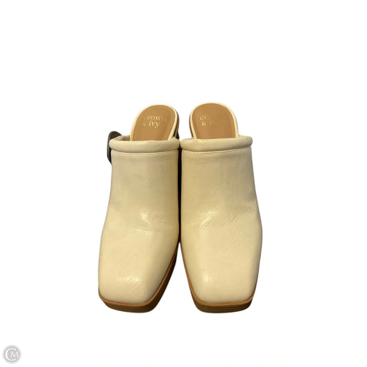 Shoes Heels Platform By Crown And Ivy In Cream, Size: 10