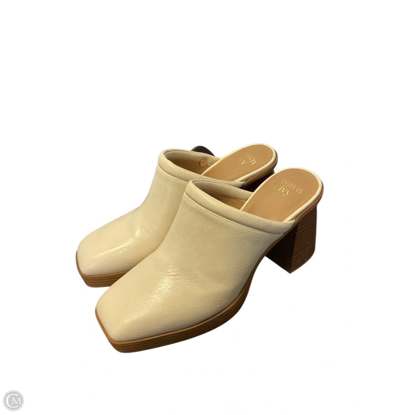 Shoes Heels Platform By Crown And Ivy In Cream, Size: 10