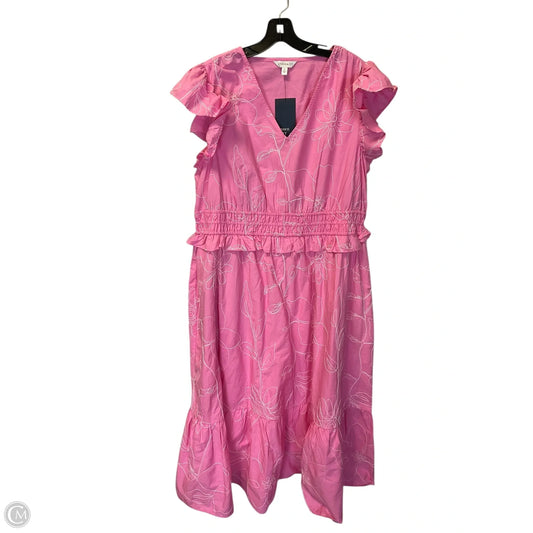 Dress Casual Maxi By Crown And Ivy In Pink, Size: Xl