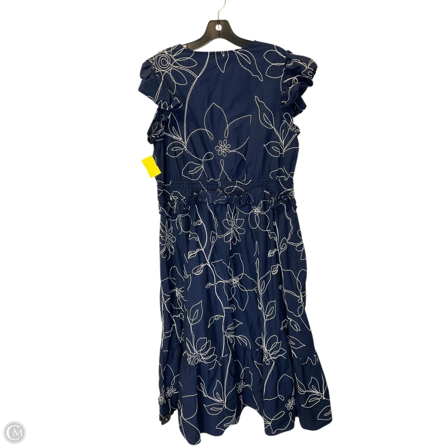 Dress Casual Midi By Crown And Ivy In Blue, Size: Xl